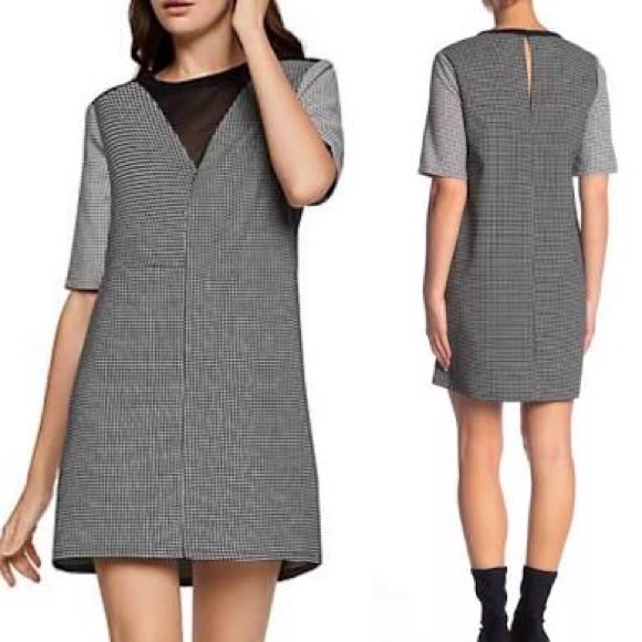 BCBGeneration mini black/white  shift dress - Picture 1 of 5